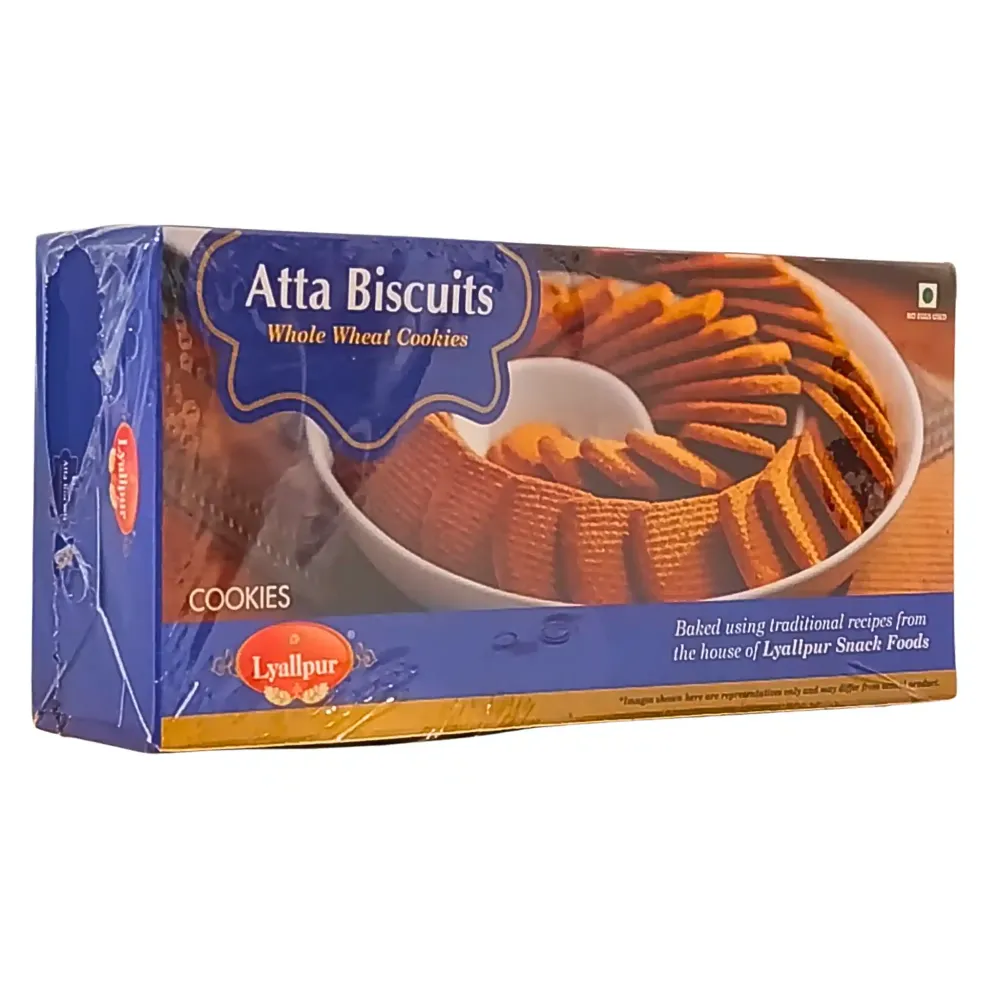 Lyallpur Atta Biscuit 250g – Utgående datum sep med garanti