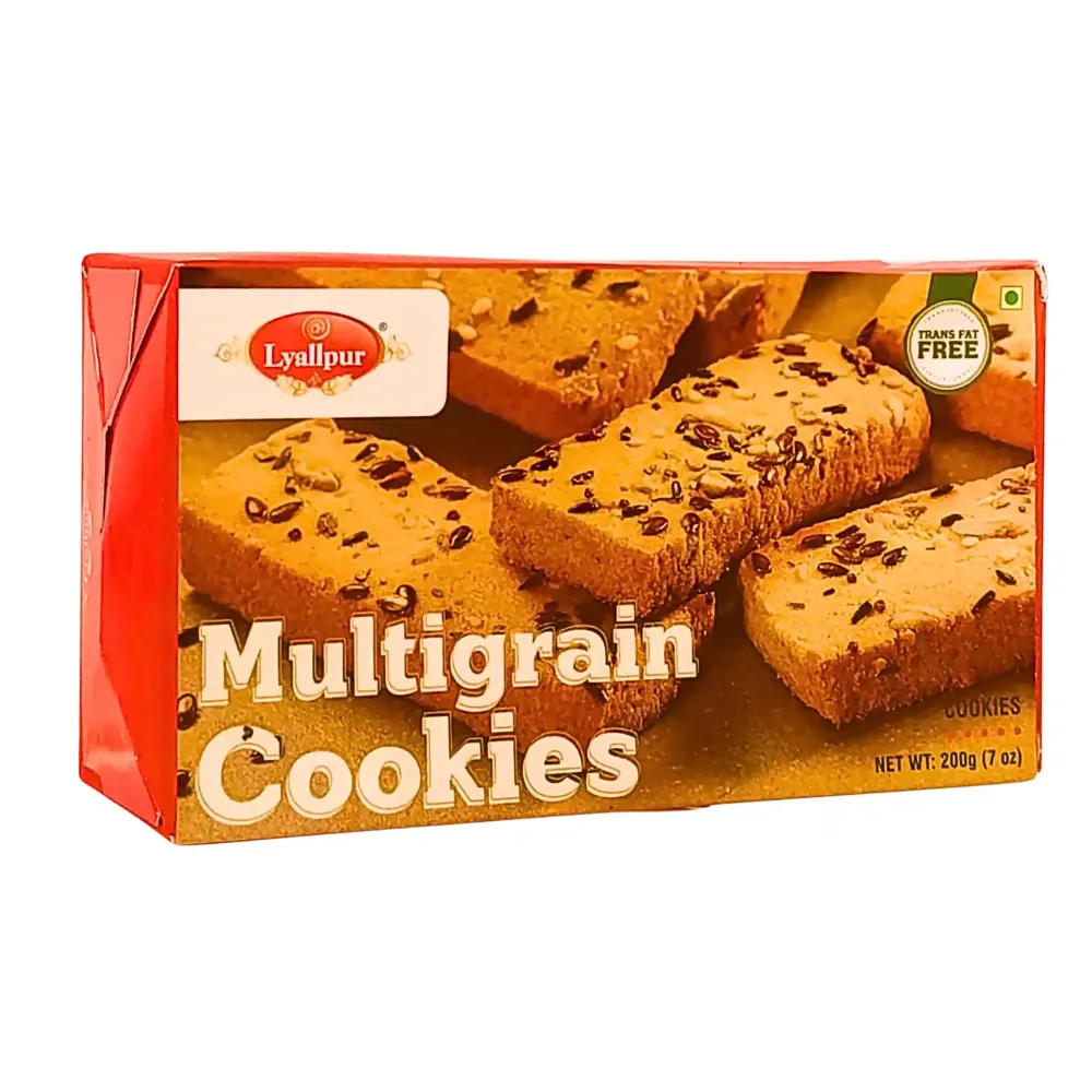 Lyallpur Multigrain Kakor 200g – Smakrikt, näringsrikt & krispigt gott!