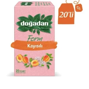 Dogadan blandade örtform te med aprikos - 20 tepåsar