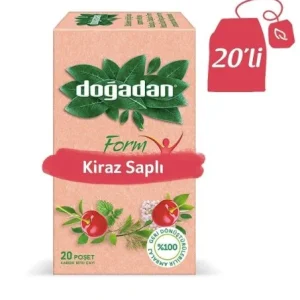 Dogadan blandade örtform te med körsbärsstjälkar - 20 tepåsar