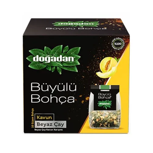 Dogadan magisk väska vit te med melon - 10 tepåsar