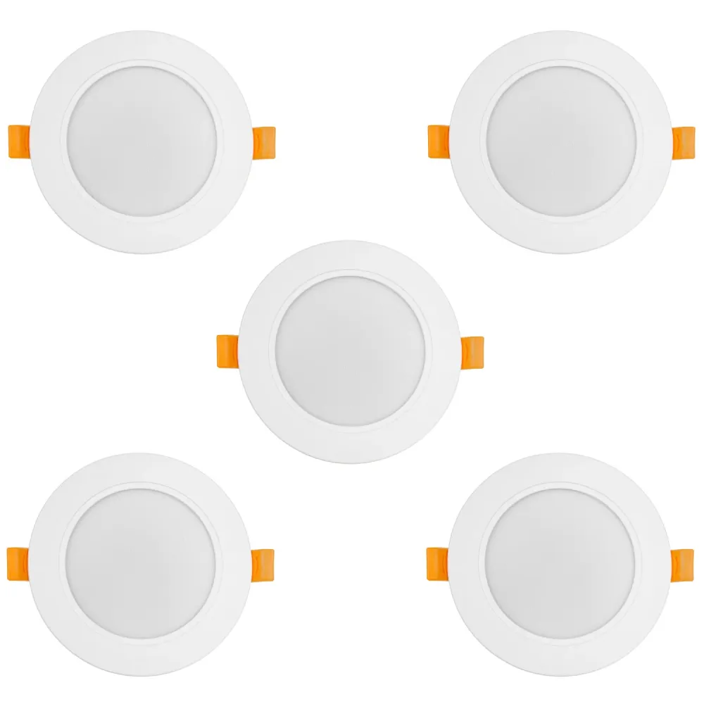 5x Maclean LED-takpanel, infälld SLEEK, 9W, neutralvit 4000K, 120*26mm, 900lm, MCE371 R