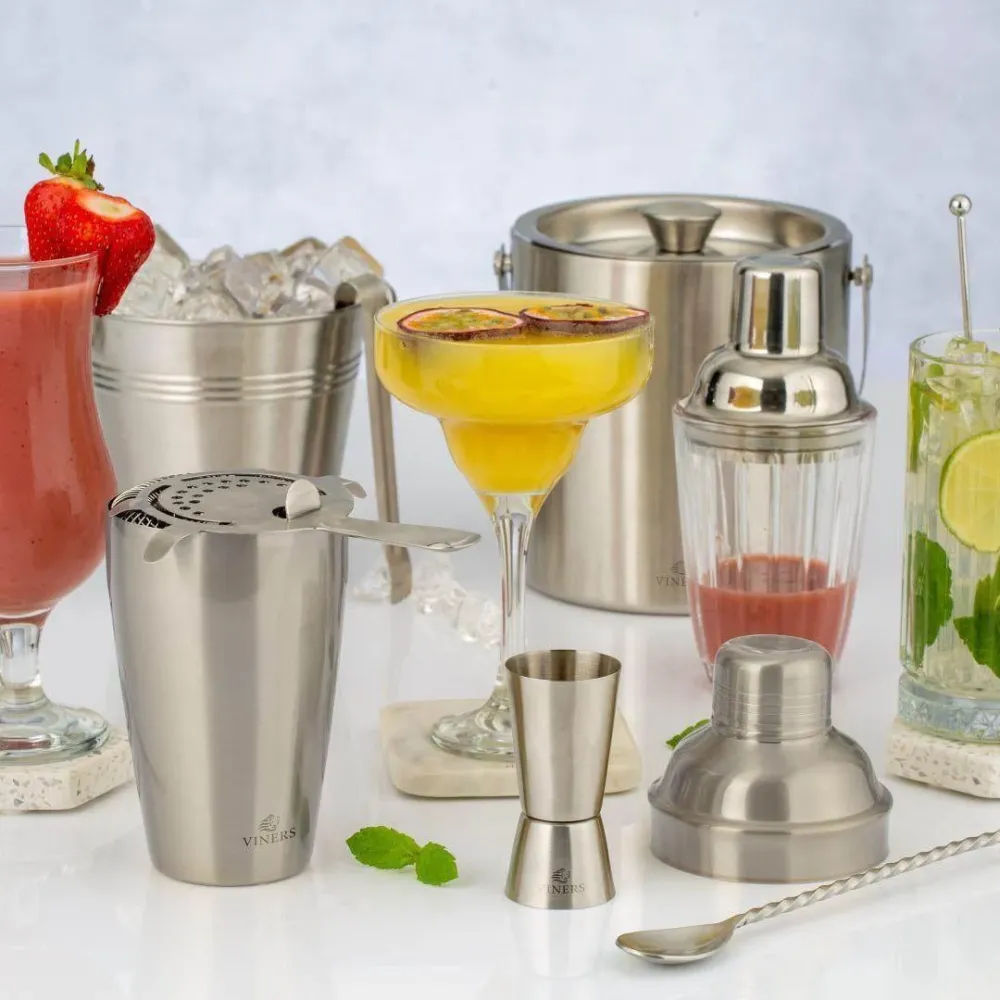 Viners Cocktailshaker Metallgrå