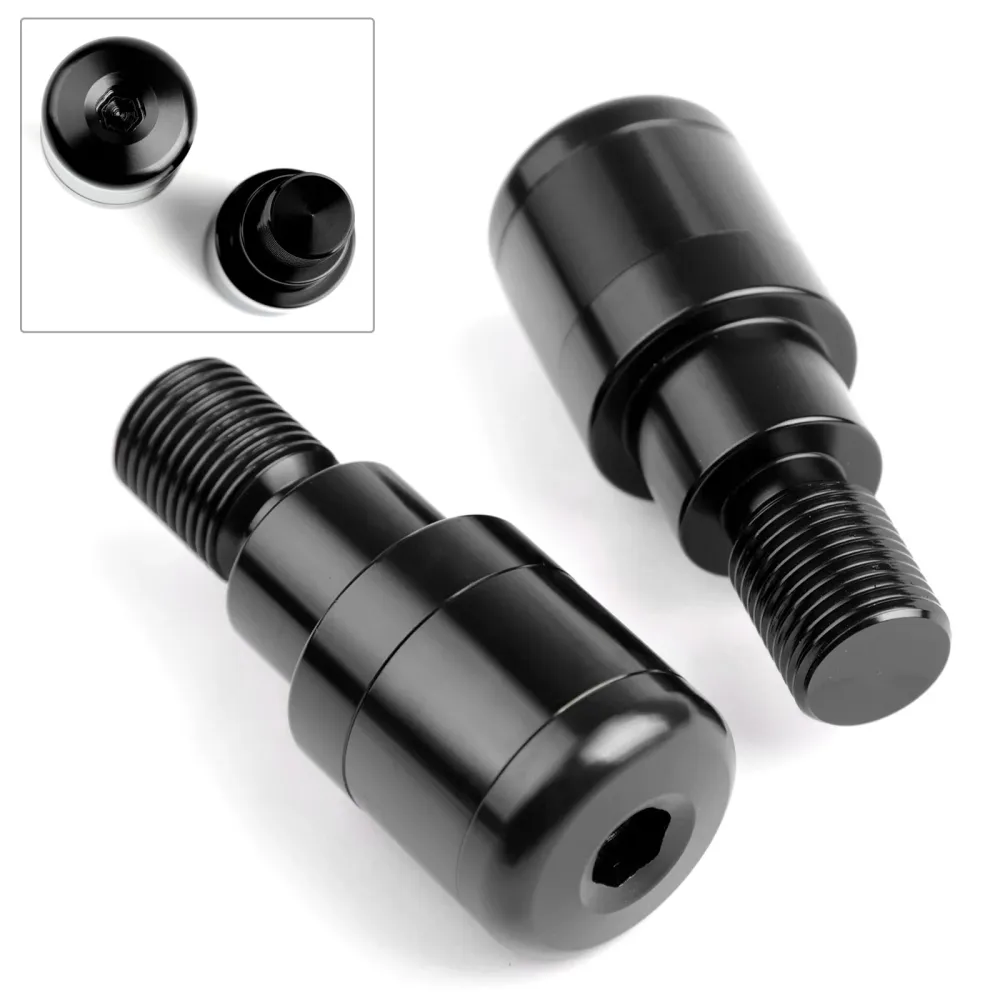 Aluminium Hand Bar Ends CNC Motorcykel Hand Bar Ends för Yamaha MT-07 FZ-07 MT-09 MT-10 XJ6 2010-2015