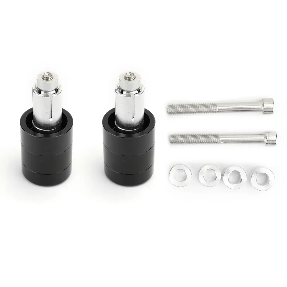 Antivibrationsdämpare 7/8" 22mm Styrände M6/M8 Svart/Titan Viktglidare Reducerande Generisk