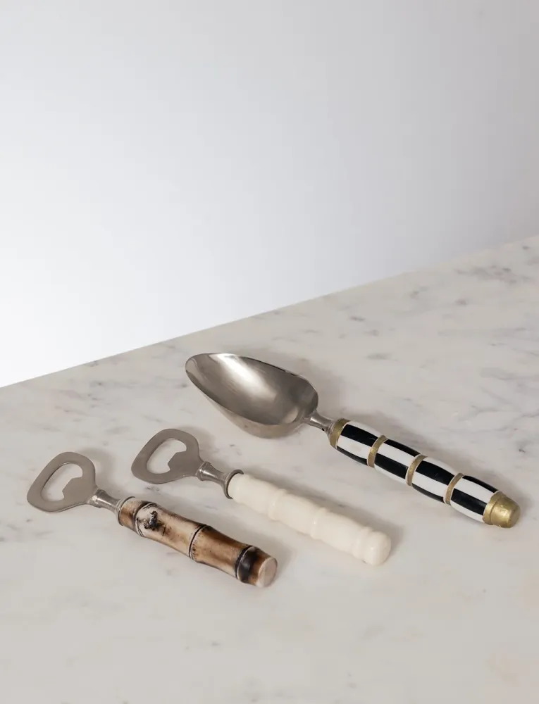 Leon Bottle Opener and Ice Spoon Set