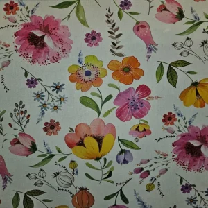 Sommarblommor blad ctc-duk