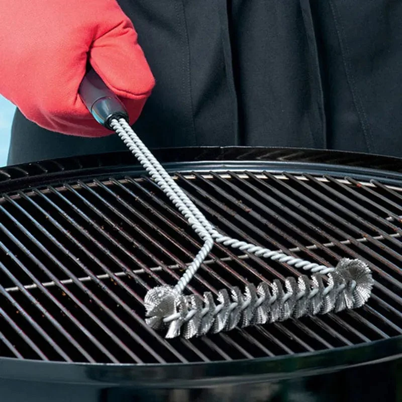 Rostfri grillborste