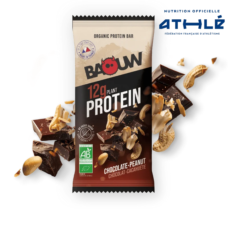 BAOUW ORGANIC EXTRA Proteinbar Choklad/Marshmallow (50 g)