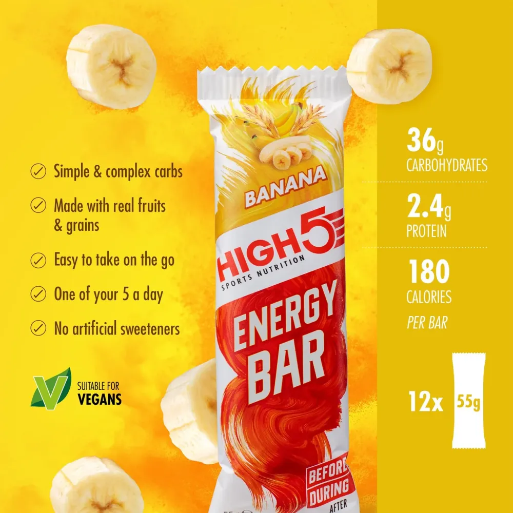HIGH5 ENERGY BAR (55 g) Banan