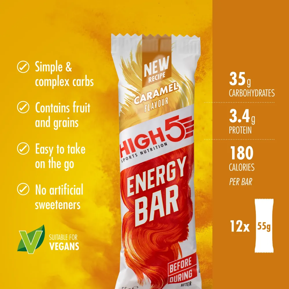HIGH5 ENERGY BAR (55 g) Karamell