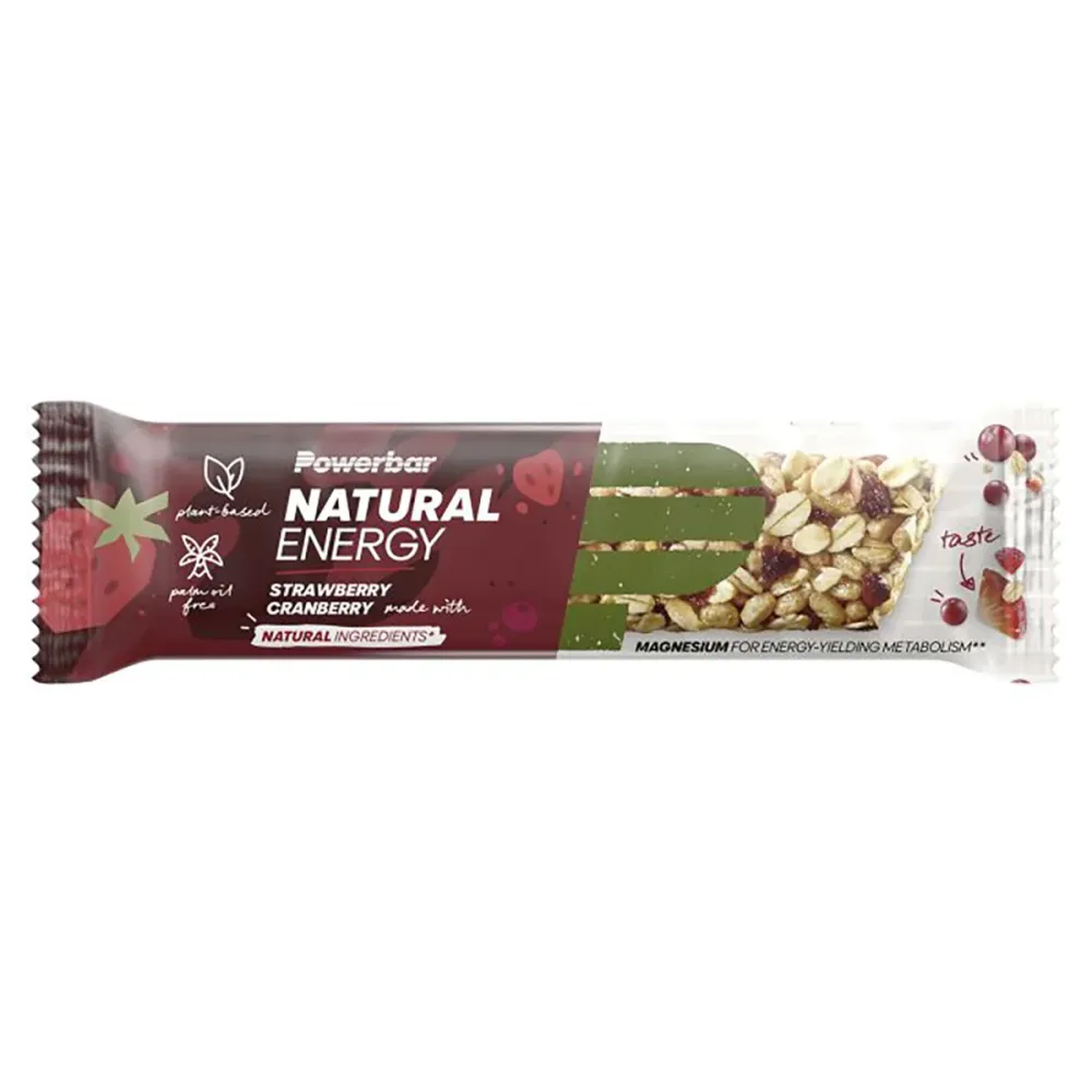 POWERBAR NATURLIG ENERGIBAR (40 g) Jordgubb och tranbär