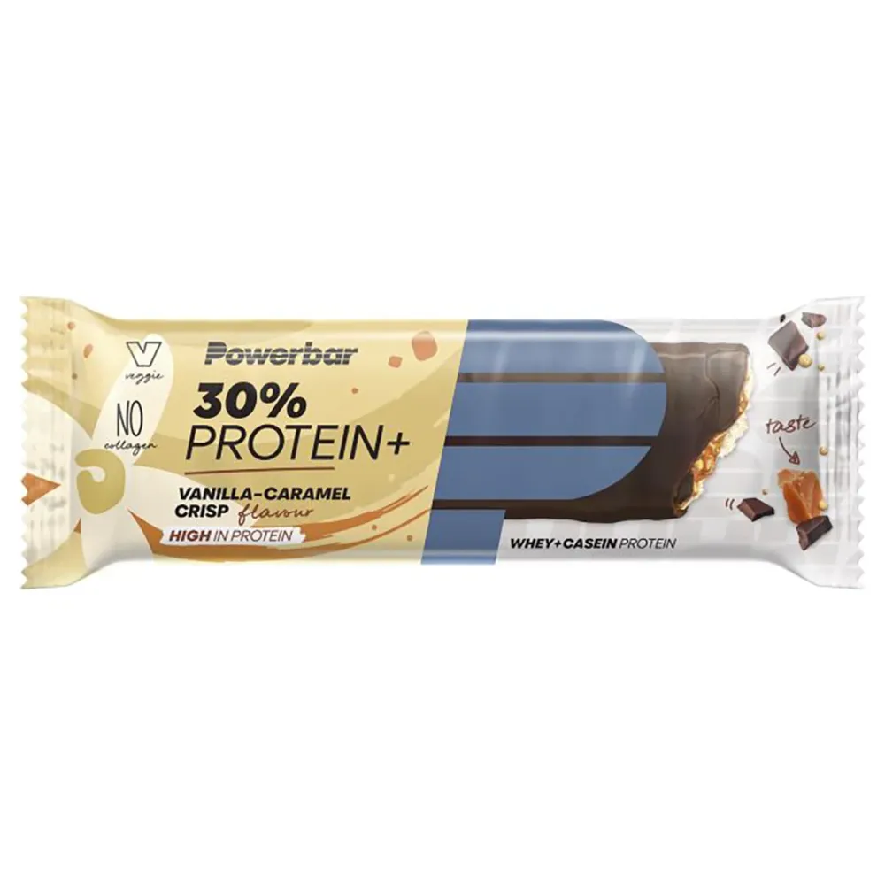 POWERBAR 30% PROTEIN PLUS Recovery Bar (55 g) Karamell Vanilj Krispig