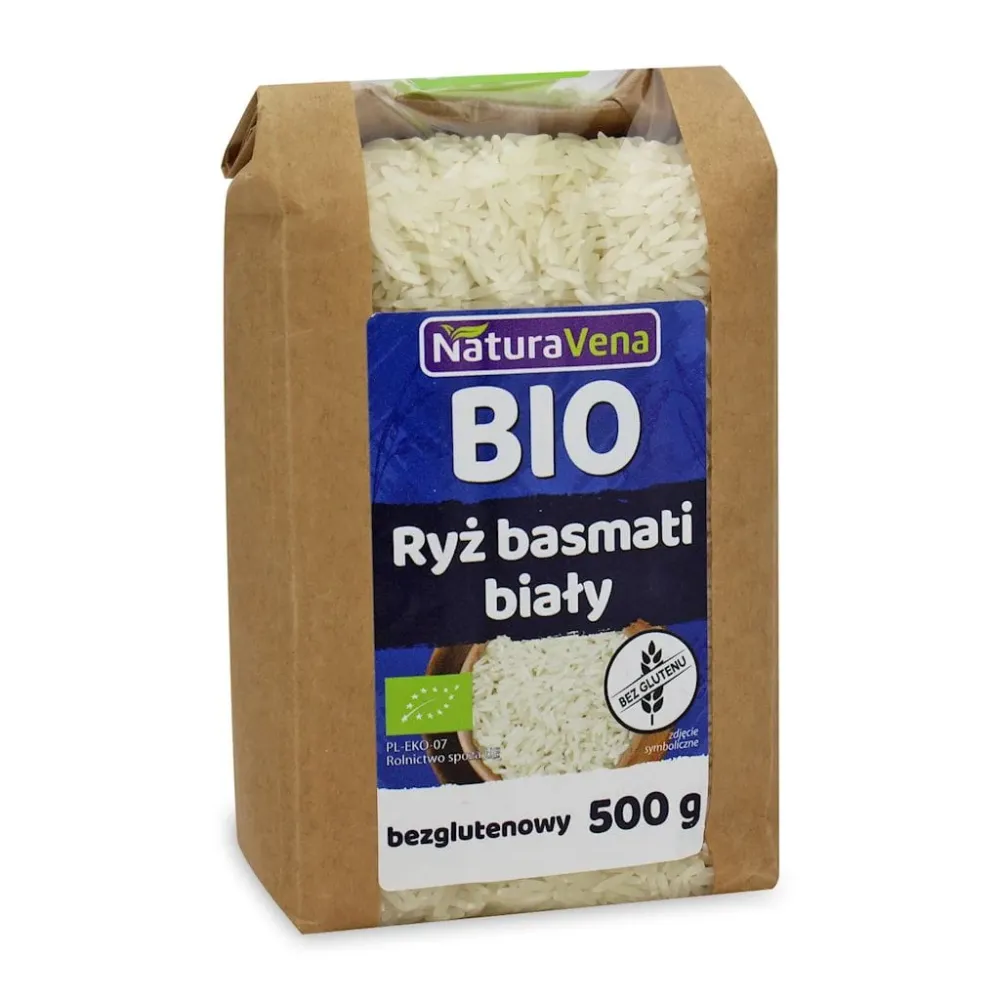 glutenfri vit Basmati-ris EKO 500 g - NATURAVENA