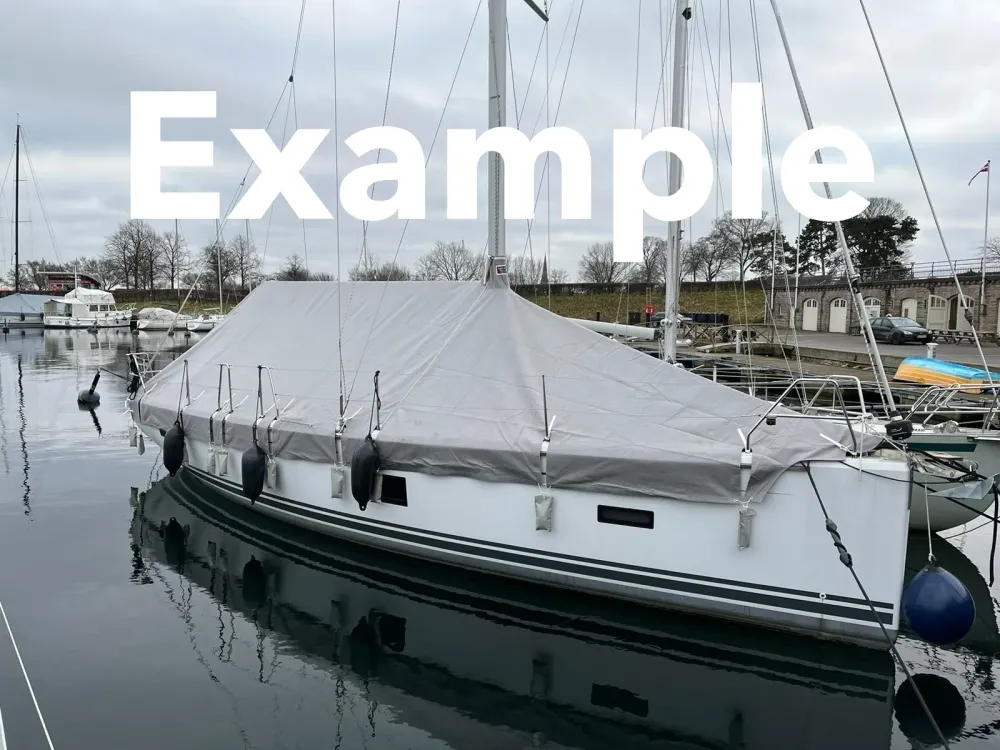 Hanse 360 Vinterkapell på rigg