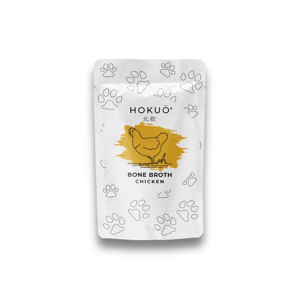 Hokuō® - Benbuljong - Kycklingsmak - 230 ml och 100 ml