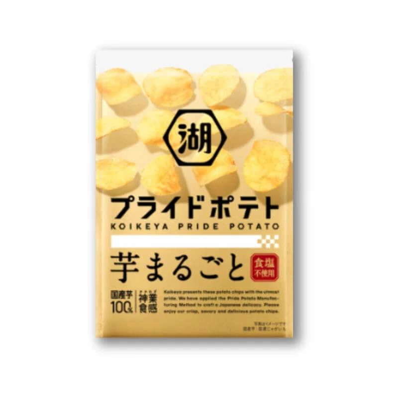 Koikeya PRIDE Potatischips - Hela potatisar utan salt