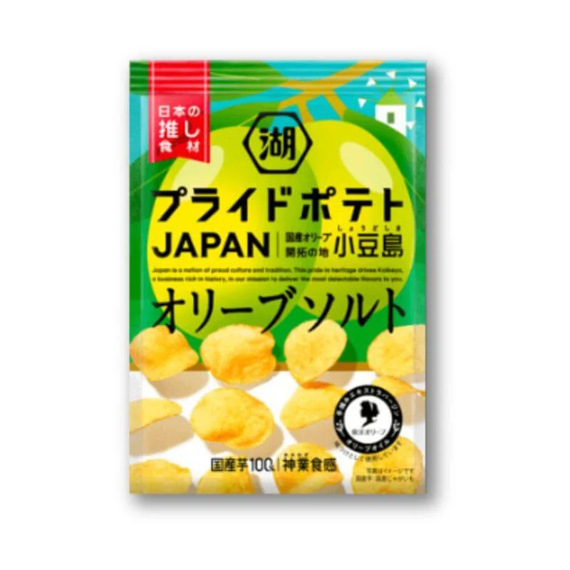 Koikeya PRIDE Potatischips - Olivsalt