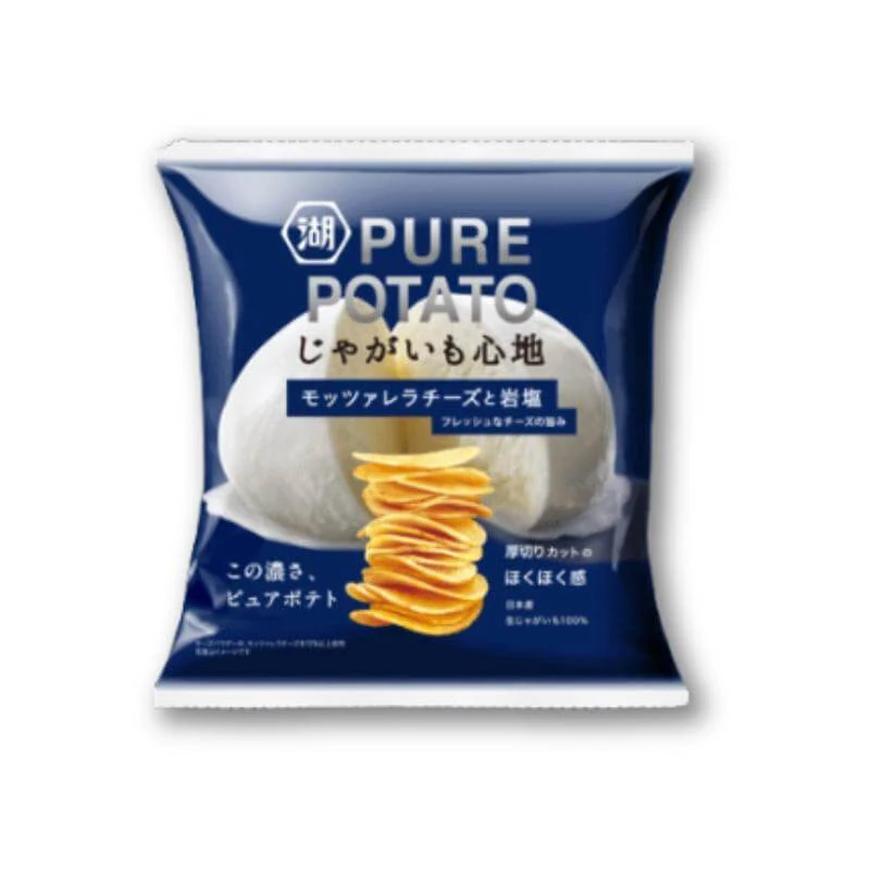 Koikeya Pure Potato Chips - Mozzarella & Bergssalt
