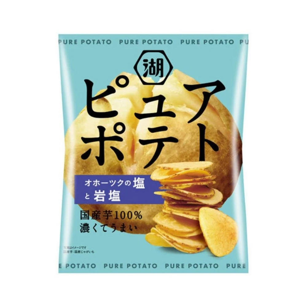 Koikeya Pure Potato Chips - Ojotsk salt & bergsalt