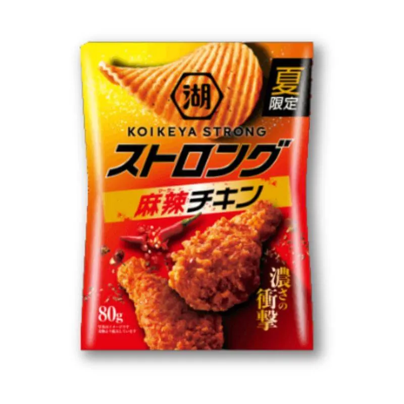 Koikeya STRONG Potatischips - Kryddstekt Kyckling