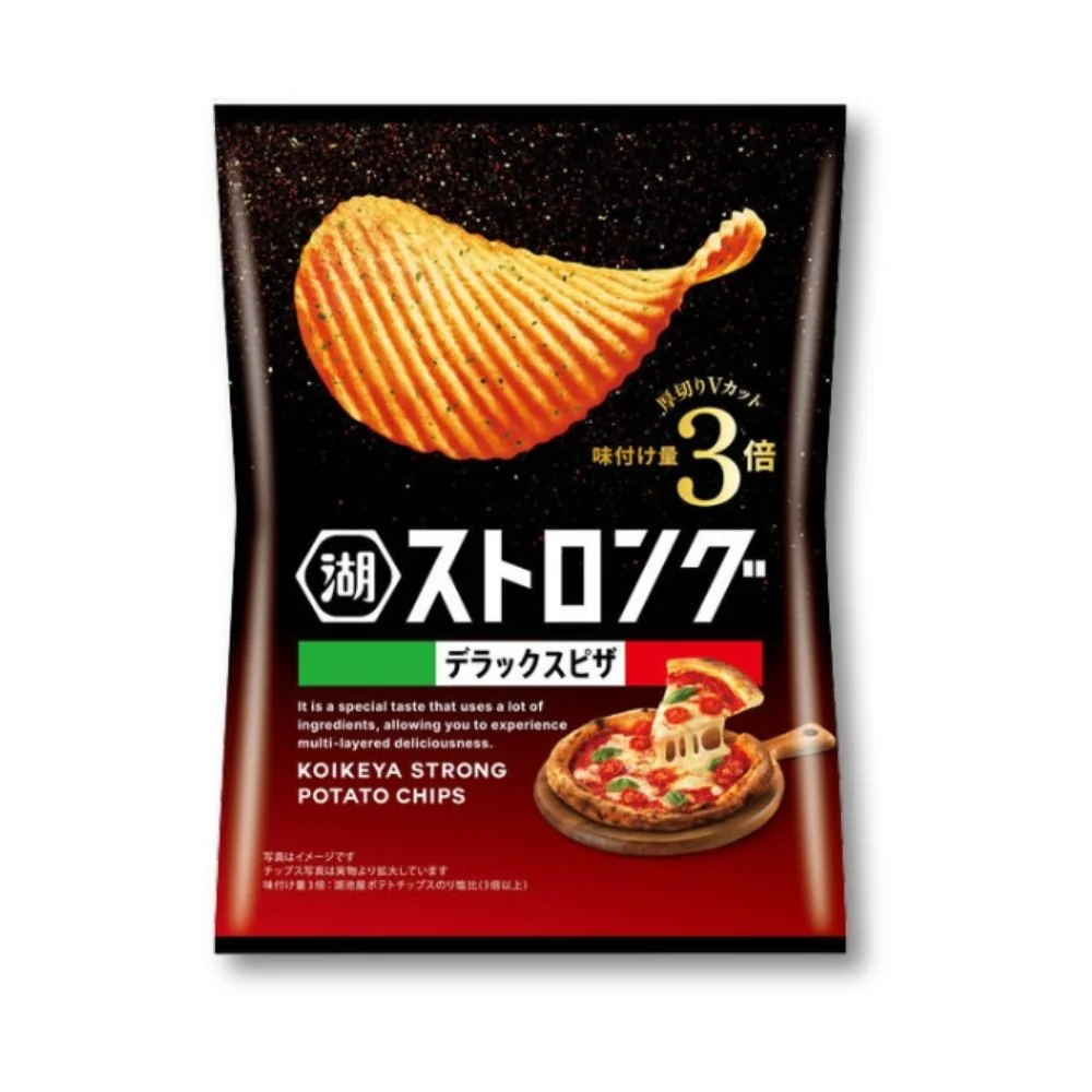 Koikeya STRONG Potatischips - Pizza