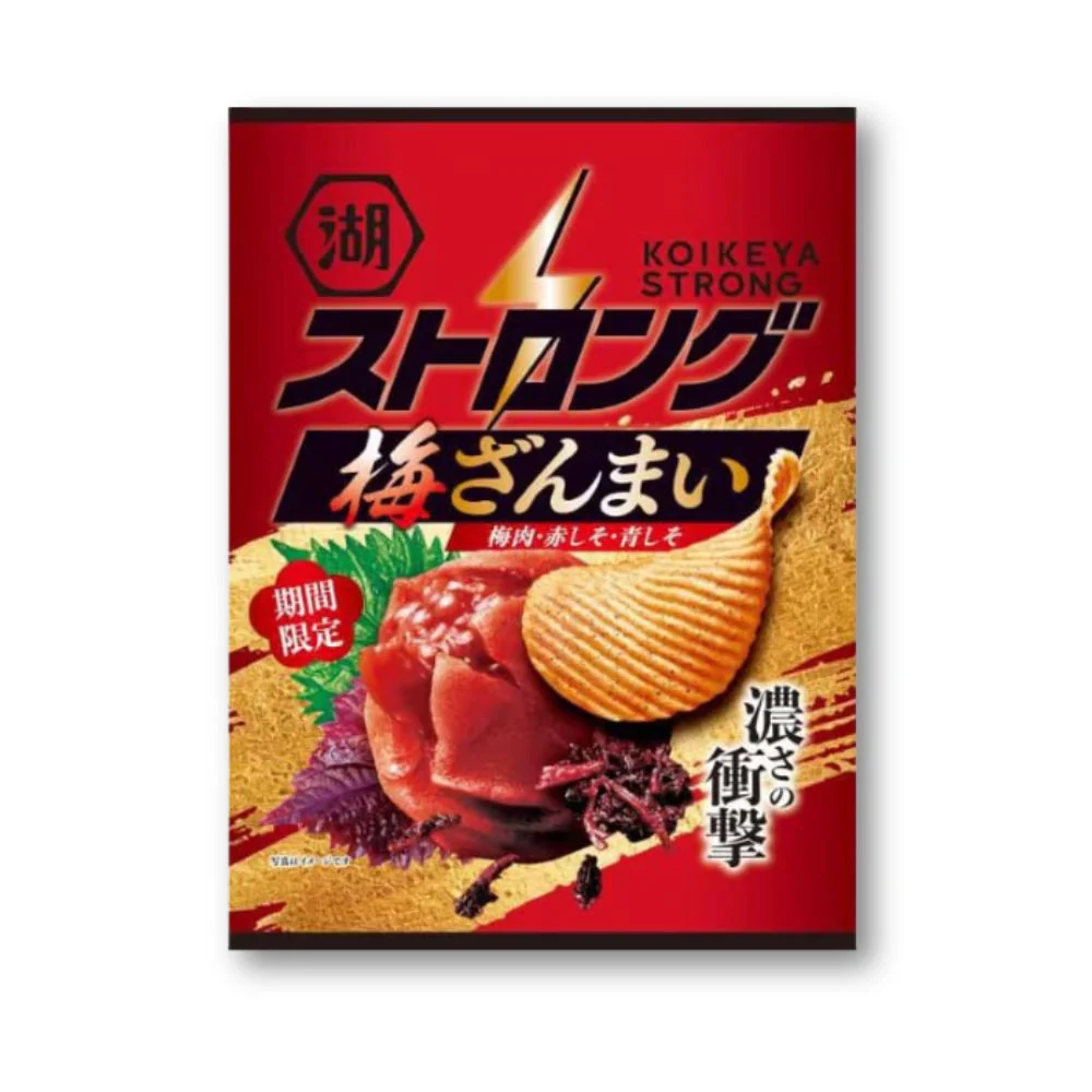 Koikeya STRONG Potato Chips -Ume Zanmai [Begränsad upplaga]