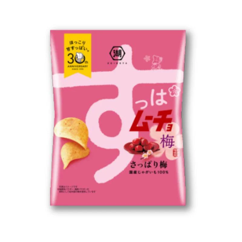 Koikeya Suppa Mucho Potatischips - Plommon