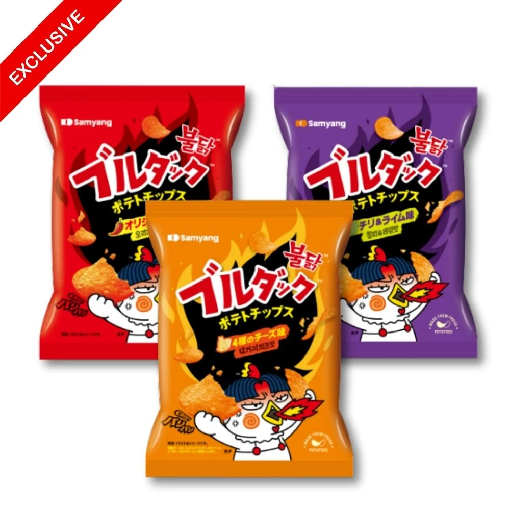 Samyang Buldak Kryddpotatischips Testset