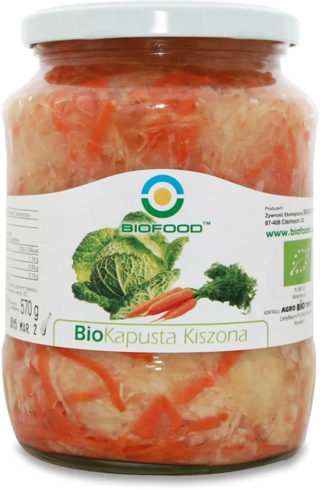 Surkål med morötter glutenfri EKO 700 g (550 g) - EKO LIVSMEDEL