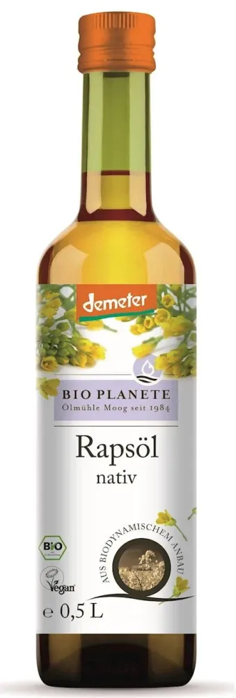 KALLPRESSAD RAPSOLJA DEMETER EKO 500 ml - BIO PLANETE