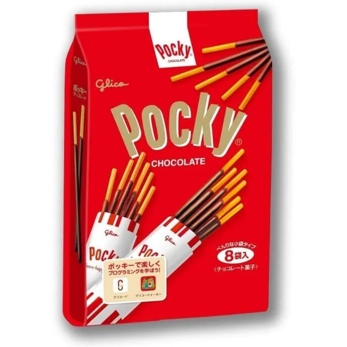 Jättechoklad Pocky-kexstavar Förpackning - 8 st