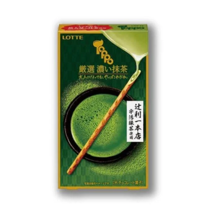 Toppo Fyllda Kexpinnar - Rik Matcha Grönt Te