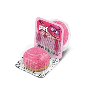 Eti Puf Marshmallow Biscuit, Red Fruits Filling