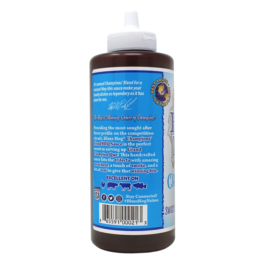 Blues Hogs Champions Blend Squeeze Bottle