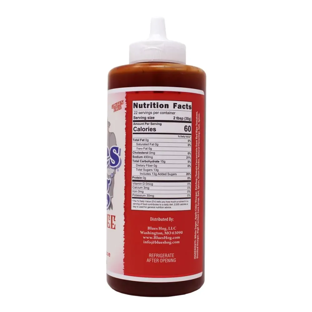 Blues Hogs Tennessee Red BBQ Sauce Squeeze Bottle