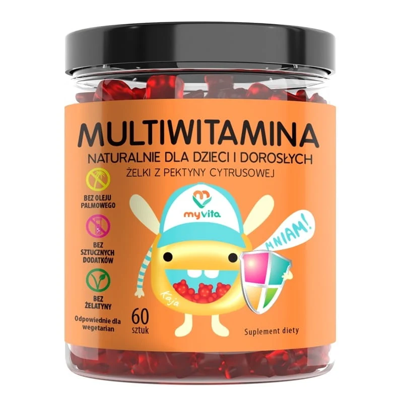 Multivitamingelé med citruspektin 60 st - MYVITA