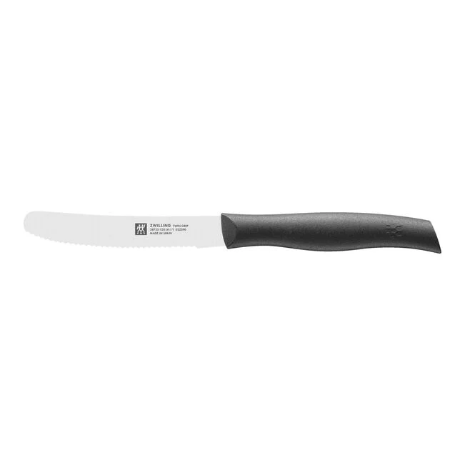 Zwilling - Twin Grip tomatkniv 12 cm ebenholts vågig kant