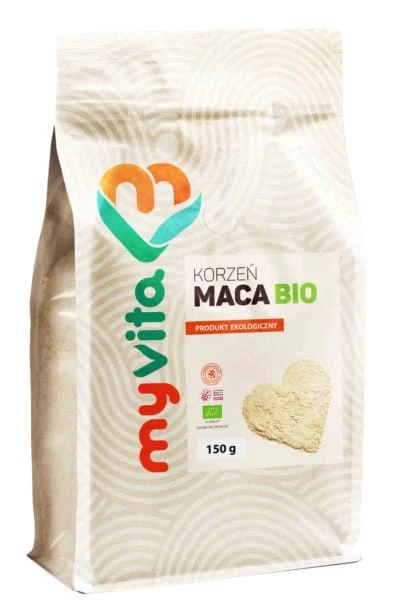 Maca i pulverform BIO 150 g stärker och närande MYVITA