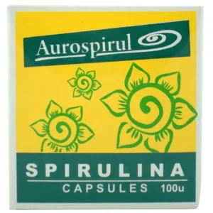 Spirulin 100 kapslar Rensar och desyrar AUROSPIRUL