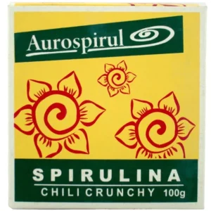 Spirulina med kryddig krispighet 100 g renad AUROSPIRUL