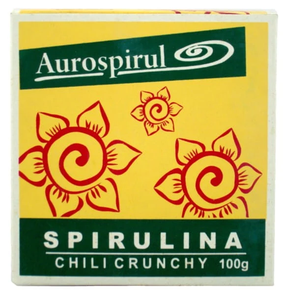 Spirulina med kryddig krispighet 100 g renad AUROSPIRUL