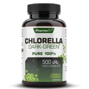Vitamine Chlorella mörk - grön 500 tabletter - PHARMOVIT