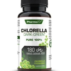Vitamine Chlorella mörkgrön 180 tabletter - PHARMOVIT