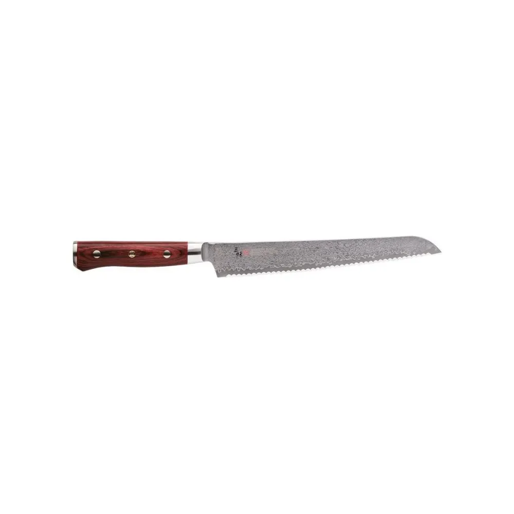 Mcusta Zanmai Flame Damascus Brödkniv 23 cm