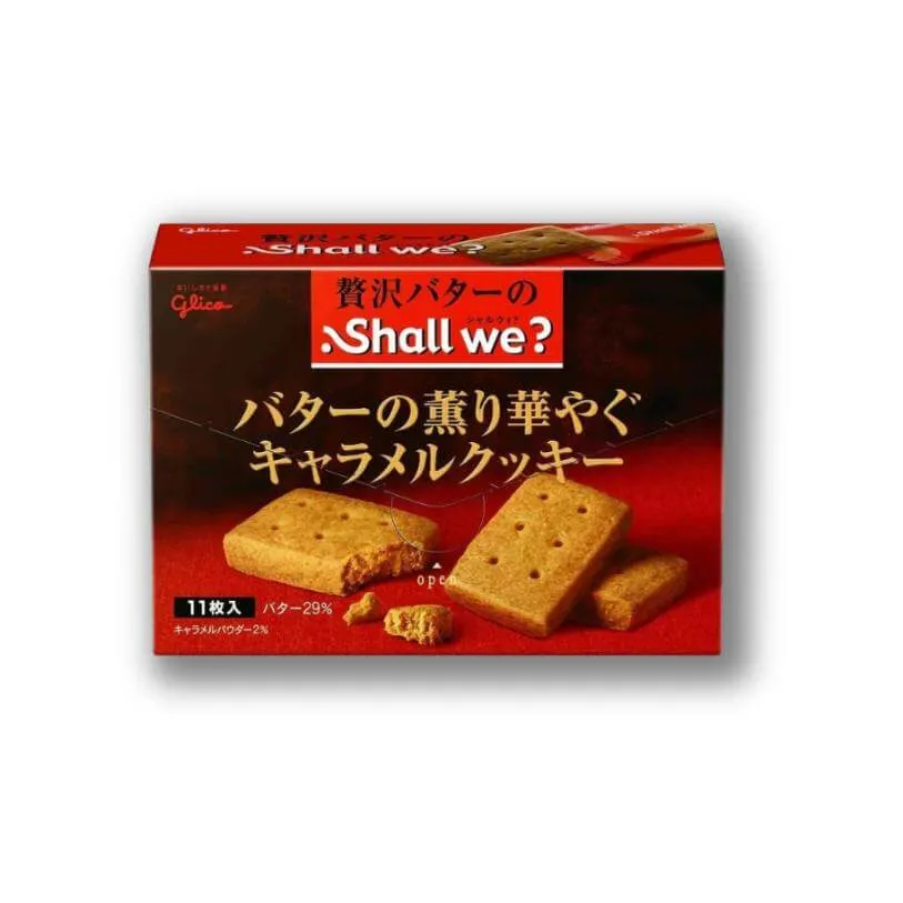Glico Shall We? - Karamellsmörkakor