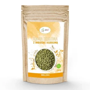 Grönt kaffe med ingefära och gurkmeja 250g - VIVIO