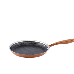 Stekpanna FunNordic Hâws Santo pannkakspanna 24 cm, hybridbeläggning roséguld