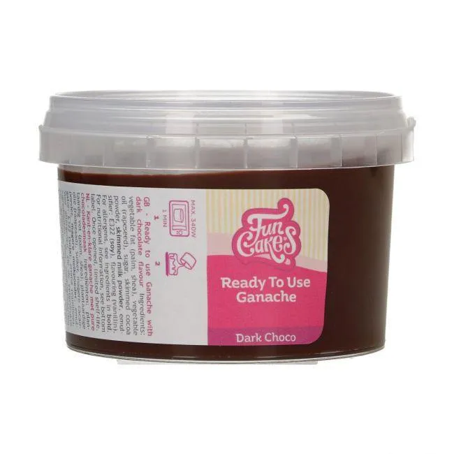 Ganache färdig att använda - Mörk choklad 260g