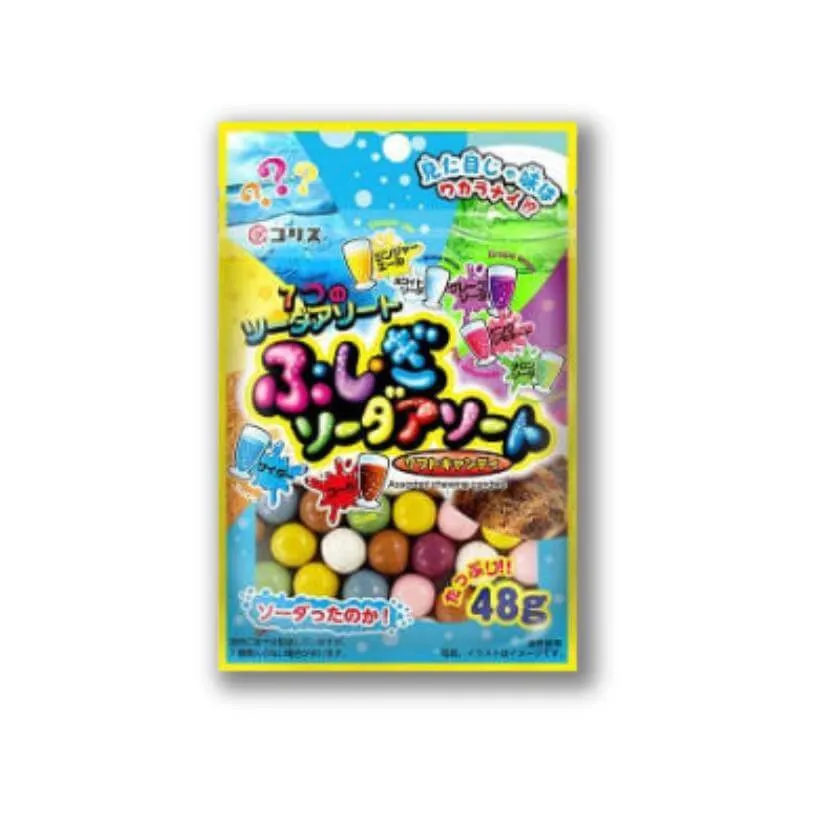Coris Mysterious Soda Blandad mjukgodis